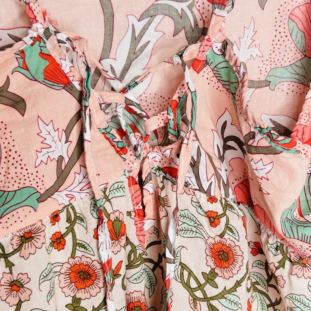 Raya Sun Floral‎ Sun Dress Women Medium Floral Boho Fairy Festival Beach Cottage - Picture 15 of 15